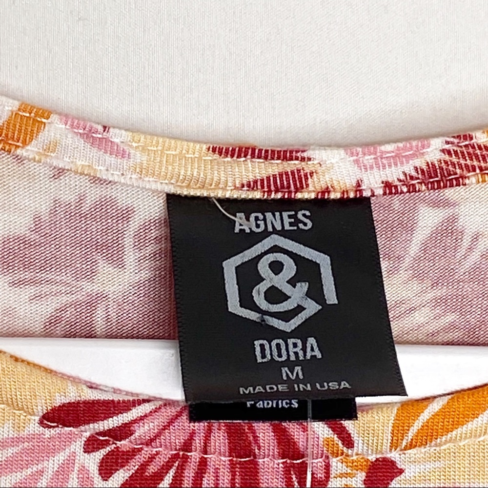 NWT Agnes & Dora Spring Floral Swing Tunic Dress - Picture 2 of 6